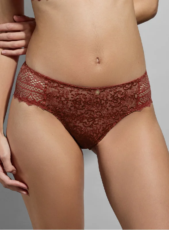 seamless high - cut women briefs for a smooth silhouetteEmpreinte Cassiopee Rio Brief in Cuivre Dore *Limited Edition*