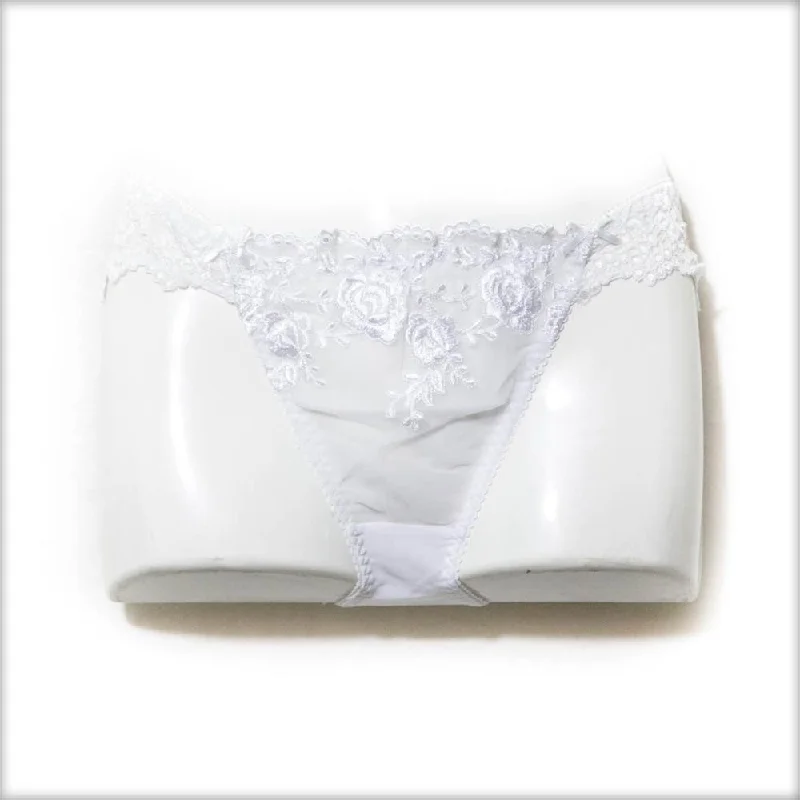 lace push - up panties for women with a more alluring lookWhite Women’s Awareness Hi-Cut Brief Panty