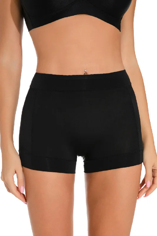 women boyshort with pocket detailsPlus Size Basic Boyshorts