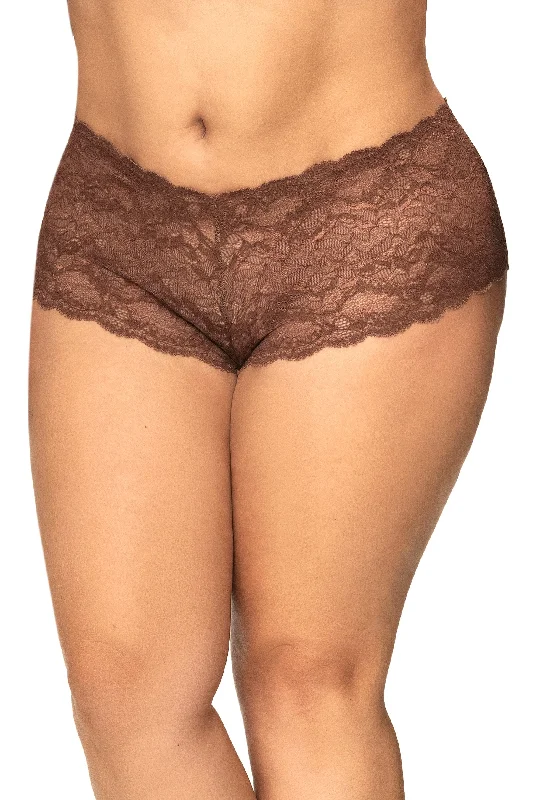 seamless anti - odor women boyshortLace Boyshort