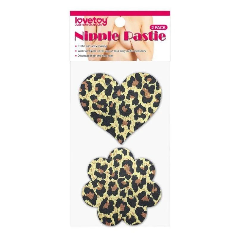 padded women sexy lingerie cupsLeopard Sexy Nipple Pasties Twin Pk