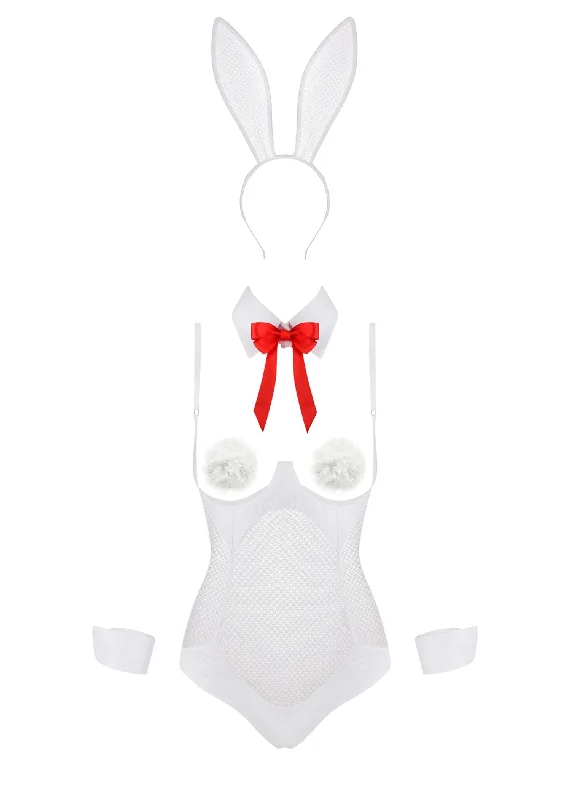 Sexy Bunny Lingerie Set (White)