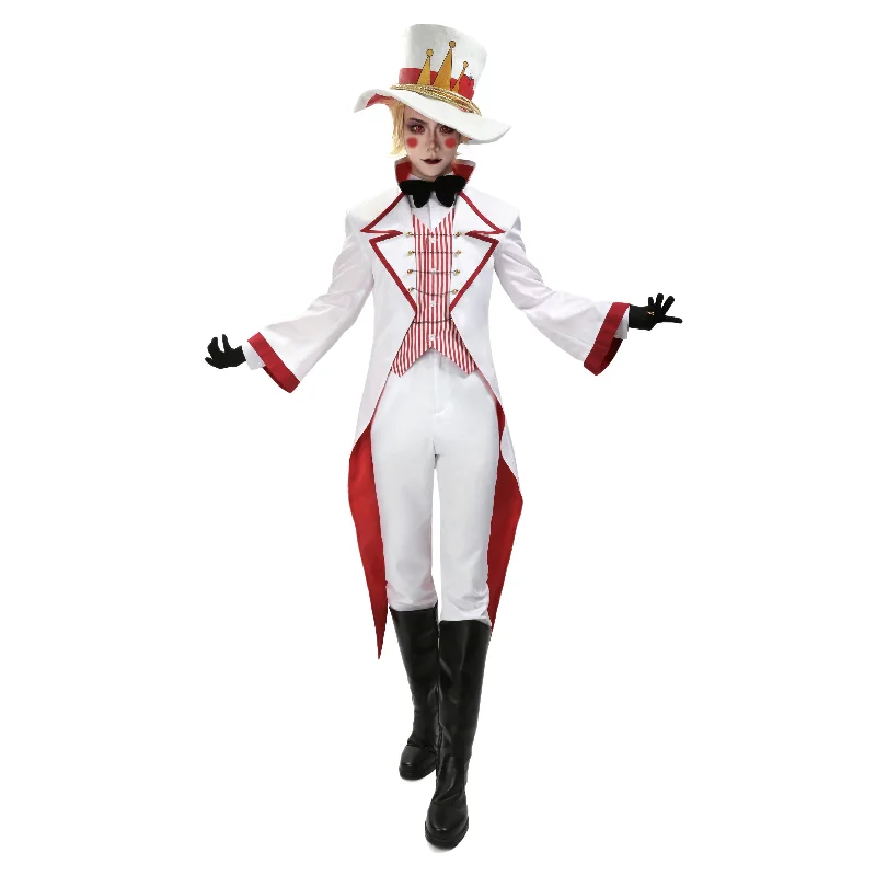 women historical cosplay costumes accurateLucifer Cosplay Costume With Tuxedo Coat Vest Pants Men Full Set Outfit for Halloween