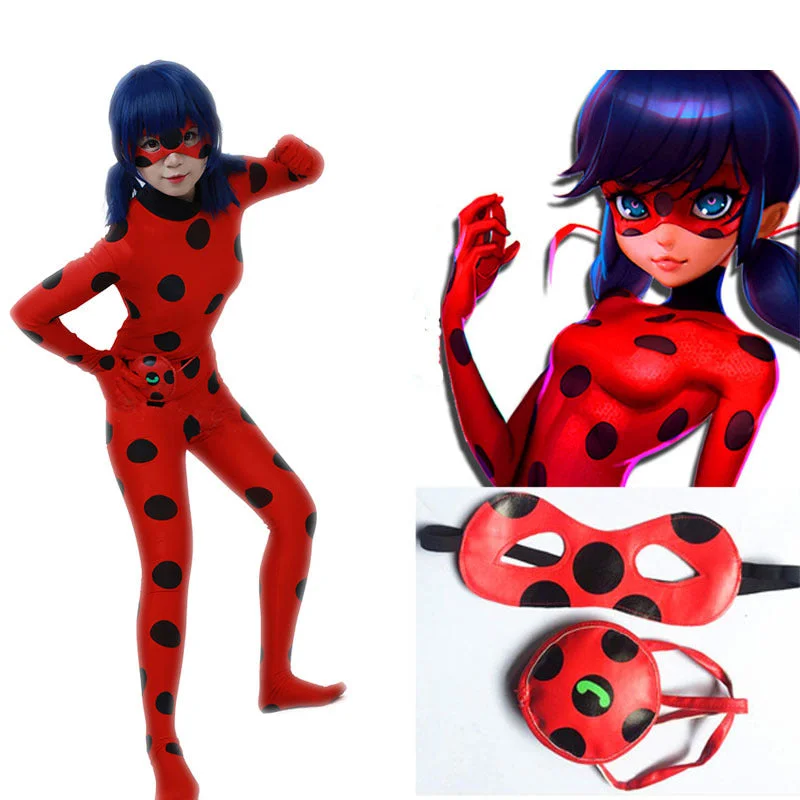 women cyberpunk cosplay costumes neonThe Miraculous Ladybug Suit