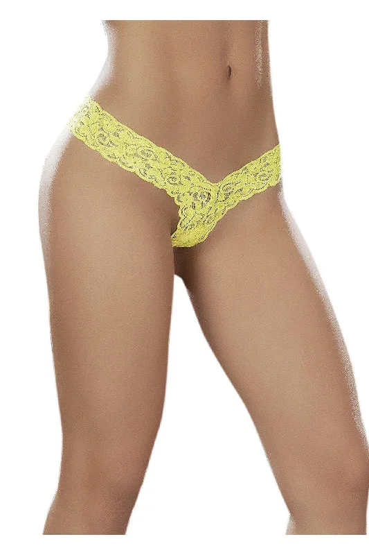 adjustable - leg women boyshort for comfortSexy Lace Boyshort | Yellow