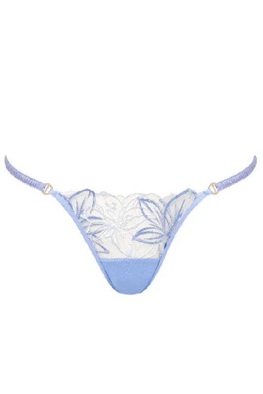 thermal panties for women in cold weatherLilly Panty - Hydrangea Blue/ Ice Water Blue