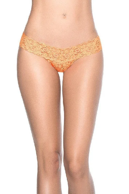 metallic - accented women boyshortSexy Lace Boyshort | Orange