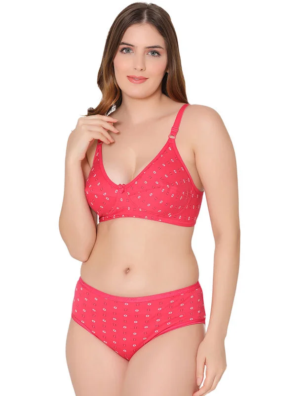 lace hipster panties for women with a trendy styleBodycare women combed cotton printed rani bra & panty set-6455RA