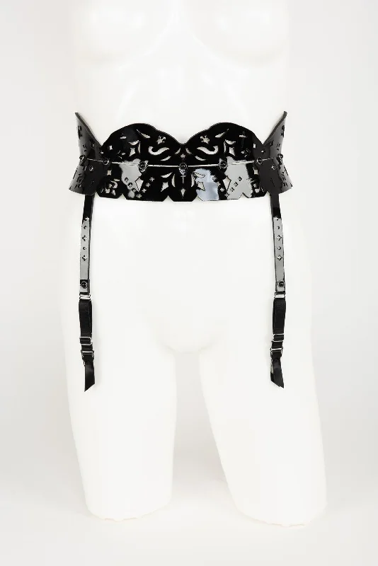 black women garters for eleganceNero Skinny Garter