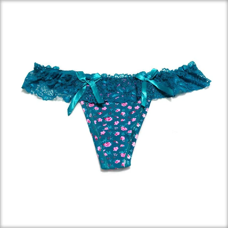 high waisted women panties for tummy controlNet Lace Frill Sea Green Panty