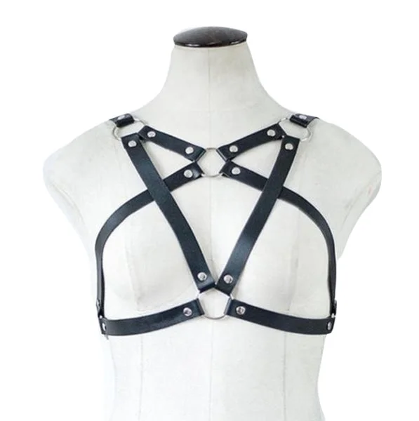 petite women garters fitBelted Pentagram Harness