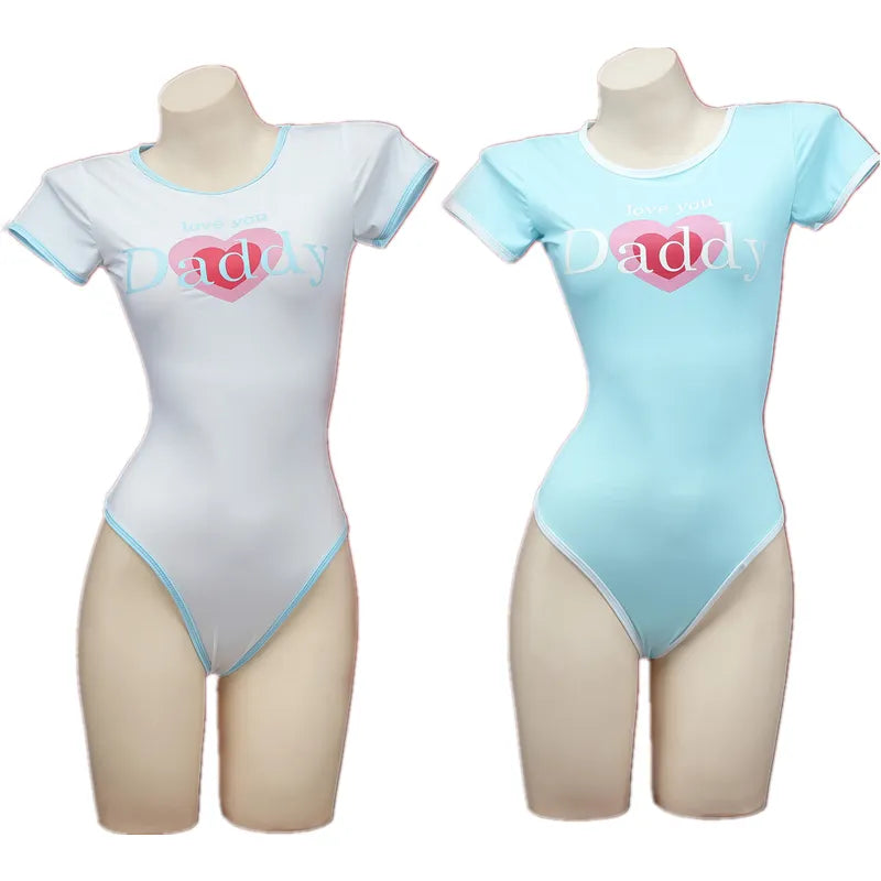 Ruffled Bodysuits with a Playful and Feminine TouchLove You Daddy Adult Onesie