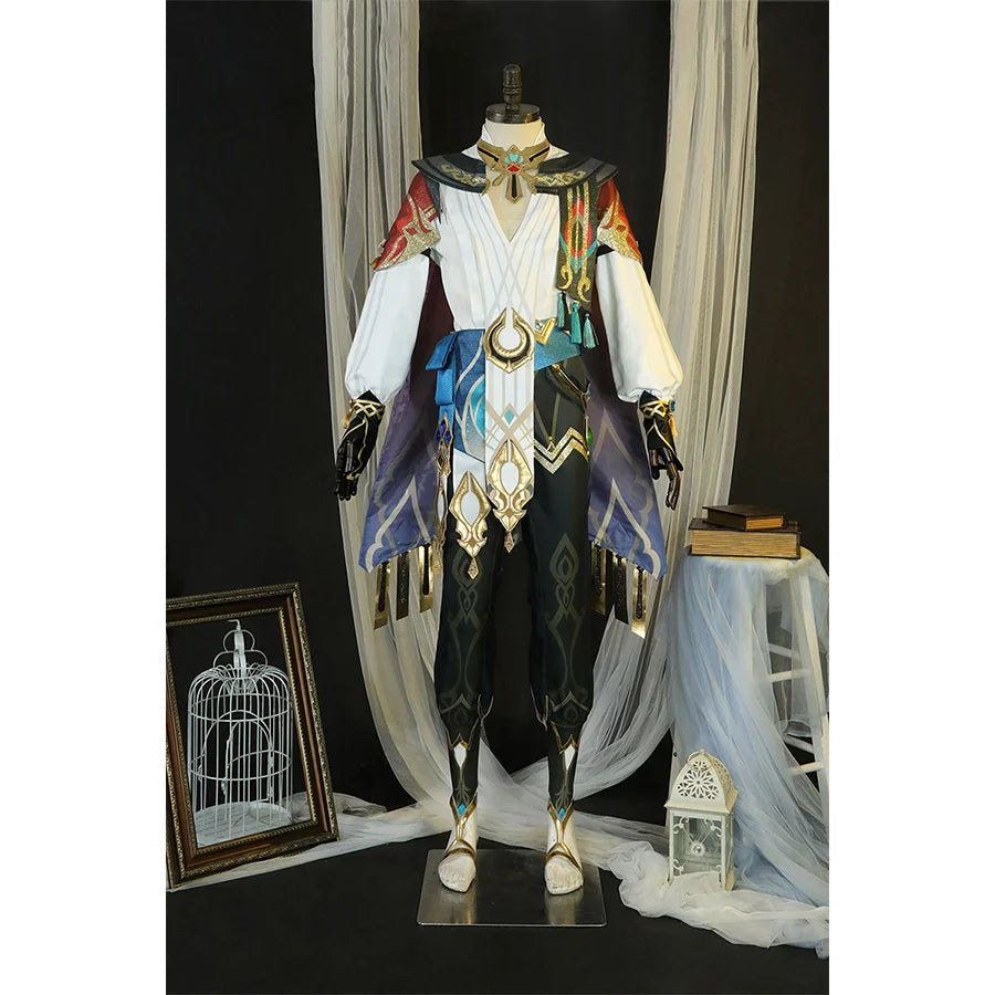 women medieval cosplay costumes authenticReady to Ship Genshin Impact Kaveh Cosplay Costume C07295  AA