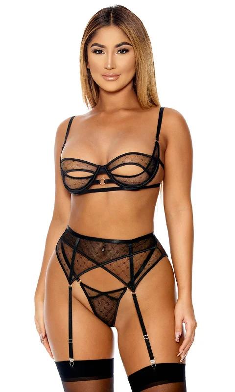 Don't Mesh With Me Lingerie Set