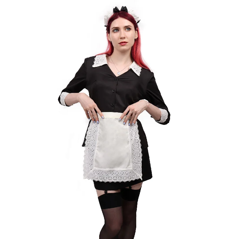 women attack on titan cosplay costumes odm - gearMoira Cosplay Costume French Maid Apron Dress Women Outfits for Halloween