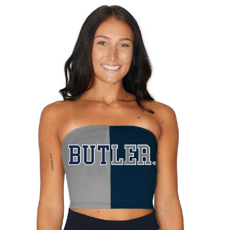 sequined women tube top for party nightsButler Two Tone Tube Top