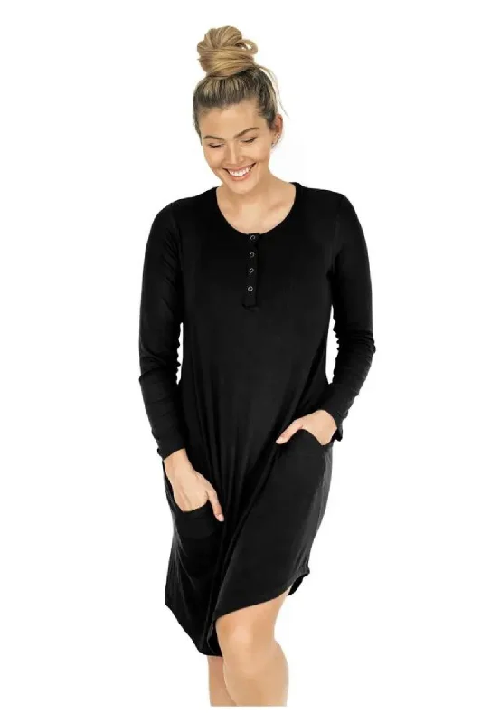 Bamboo Maternity & Nursing Nightgown