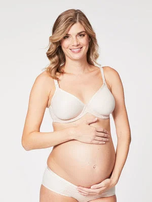 Waffles Nursing Spacer Bra Nude