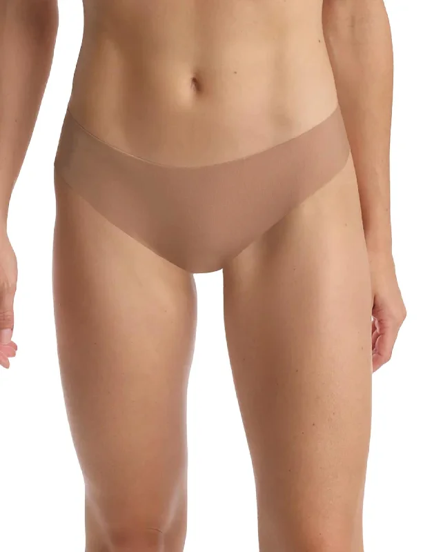 seamless sheer women thongs for a discreet sexy optionButter Mid-Rise Thong Panty In Toffee