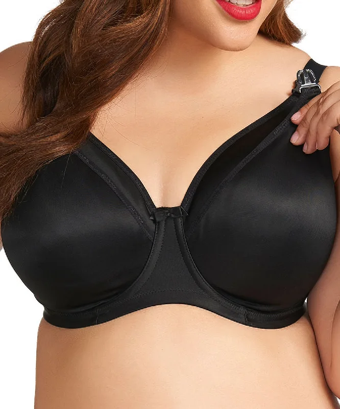 Elomi Smoothing Underwire Molded Nursing Bra, Black