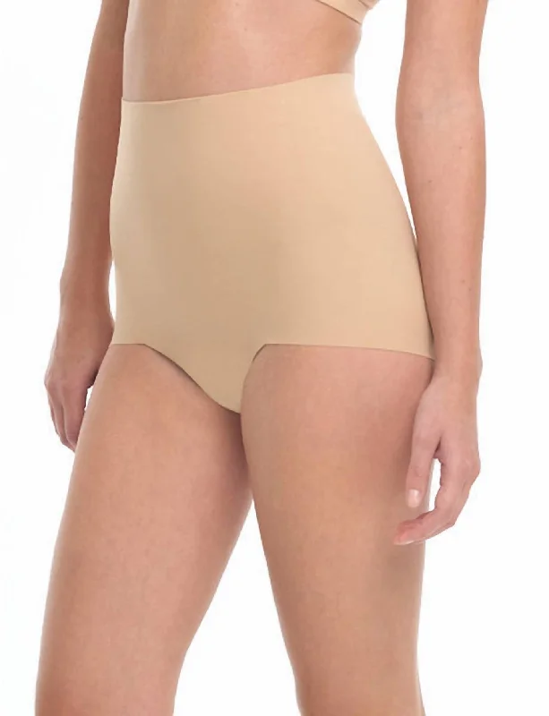 stretch - fabric women briefs for yoga and exerciseHigh-Waist Control Brief In True Nude