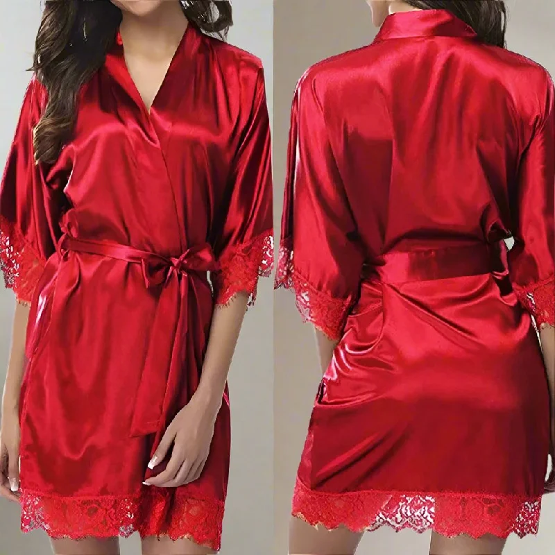 women lingerie for special occasions like birthdaysHot Red Wedding Style Nightwear