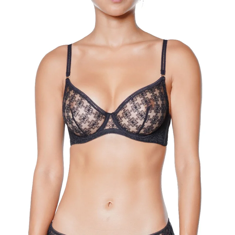 see through women lingerie styles for allureHUIT Cafe Fleur Balconette