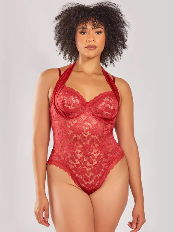 sexy lingerie for women with large busts for supportiCollection Hera Lace Teddy