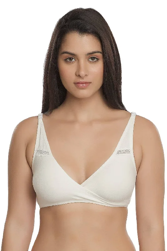 Organic Cotton Antimicrobial Sleeping/Feeding Bra-IMB007E