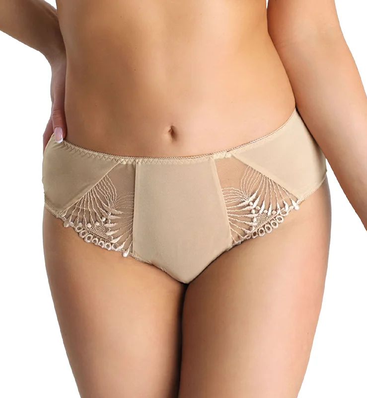 moisture wicking women bikini briefs for drynessNessa Selena Classic Panty (N02) - Beige