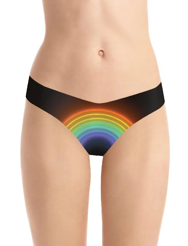 shape - wear women thongs for slimming the mid - sectionPhoto-Op Thong Panty In Rainbow