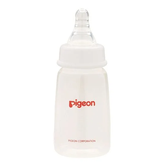 Pigeon Slim-Neck PP Bottle 120ml with Peristaltic Nipple (S)