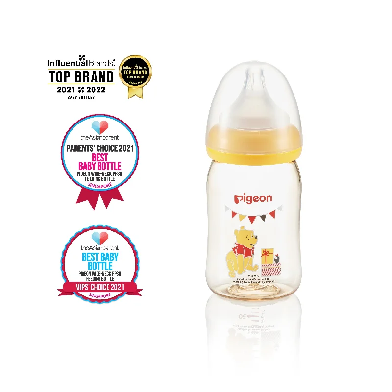 Pigeon SofTouch PPSU Nursing Bottle (Winnie The Pooh) - 160ml