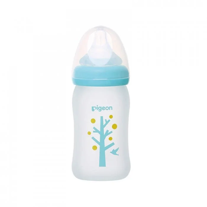 Pigeon SofTouch Silicone Coating Nursing Bottle - 160ml (Tree)