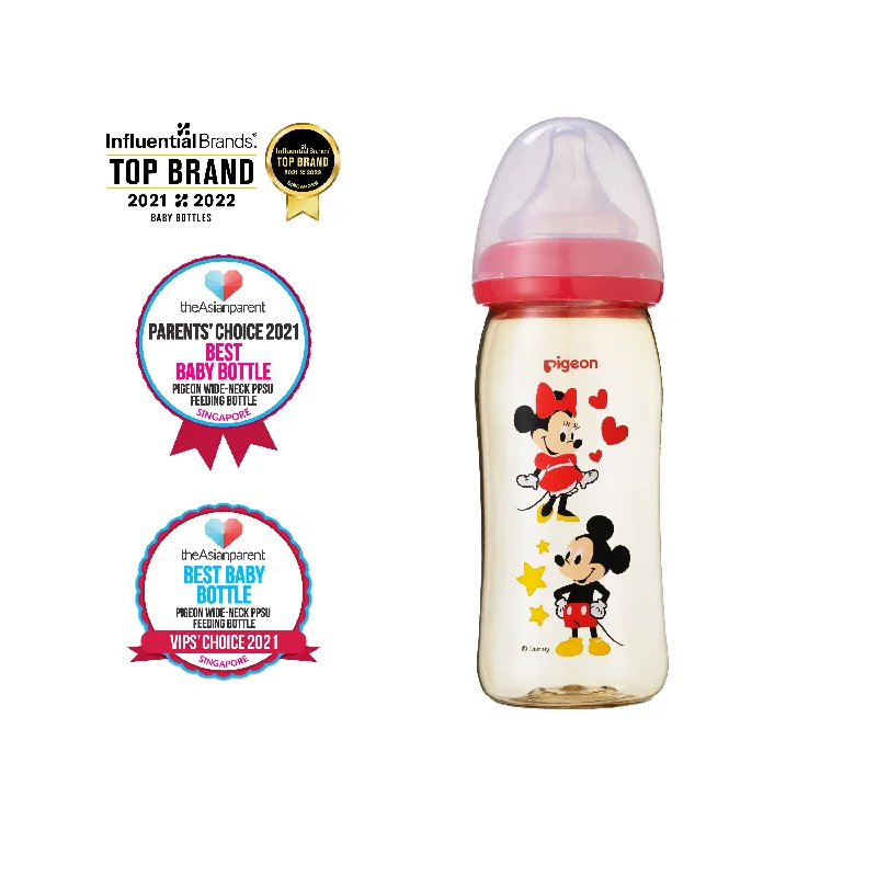 Pigeon Softtouch PPSU Nursing Bottle 240ml Disney