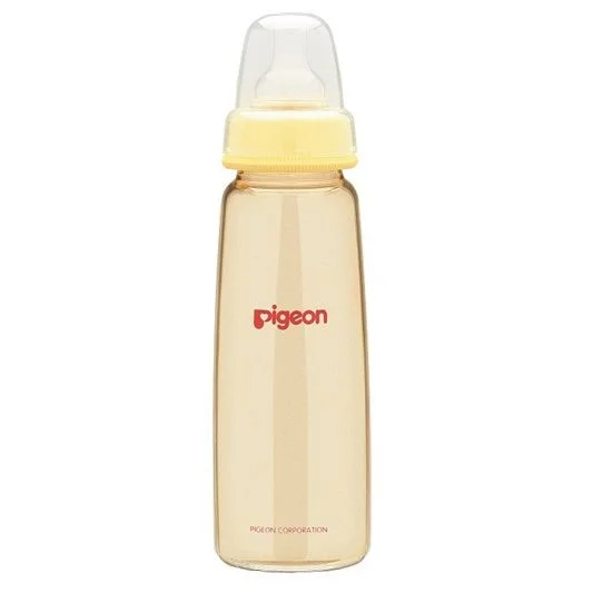 Pigeon Stretchable Polyphenylsulfone Slim-Neck Nursing Bottle - 240ml (M)