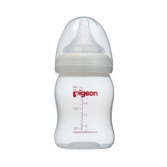 Pigeon Wide-Neck Softouch Peristaltic Plus Nursering Bottle - 160ml