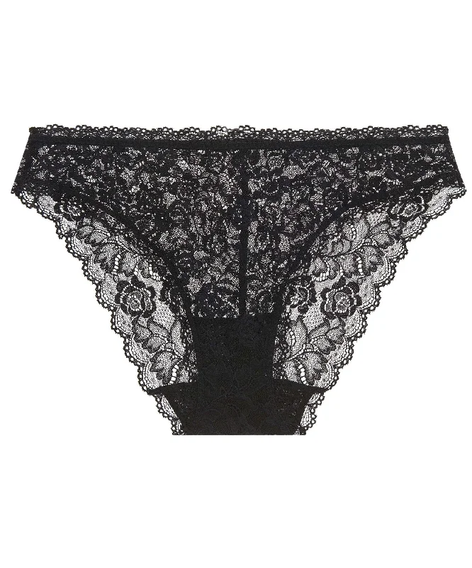 seamless lace - detailed women briefs for a sophisticated lookRosessence Black Italian Brief