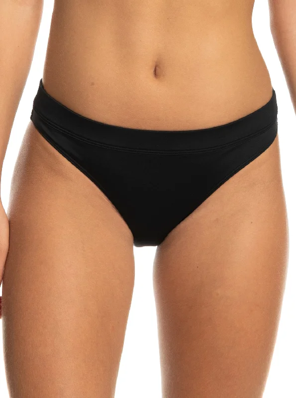 matching women bikini briefs with swim topsRoxy Active Bikini Bottoms - Anthracite