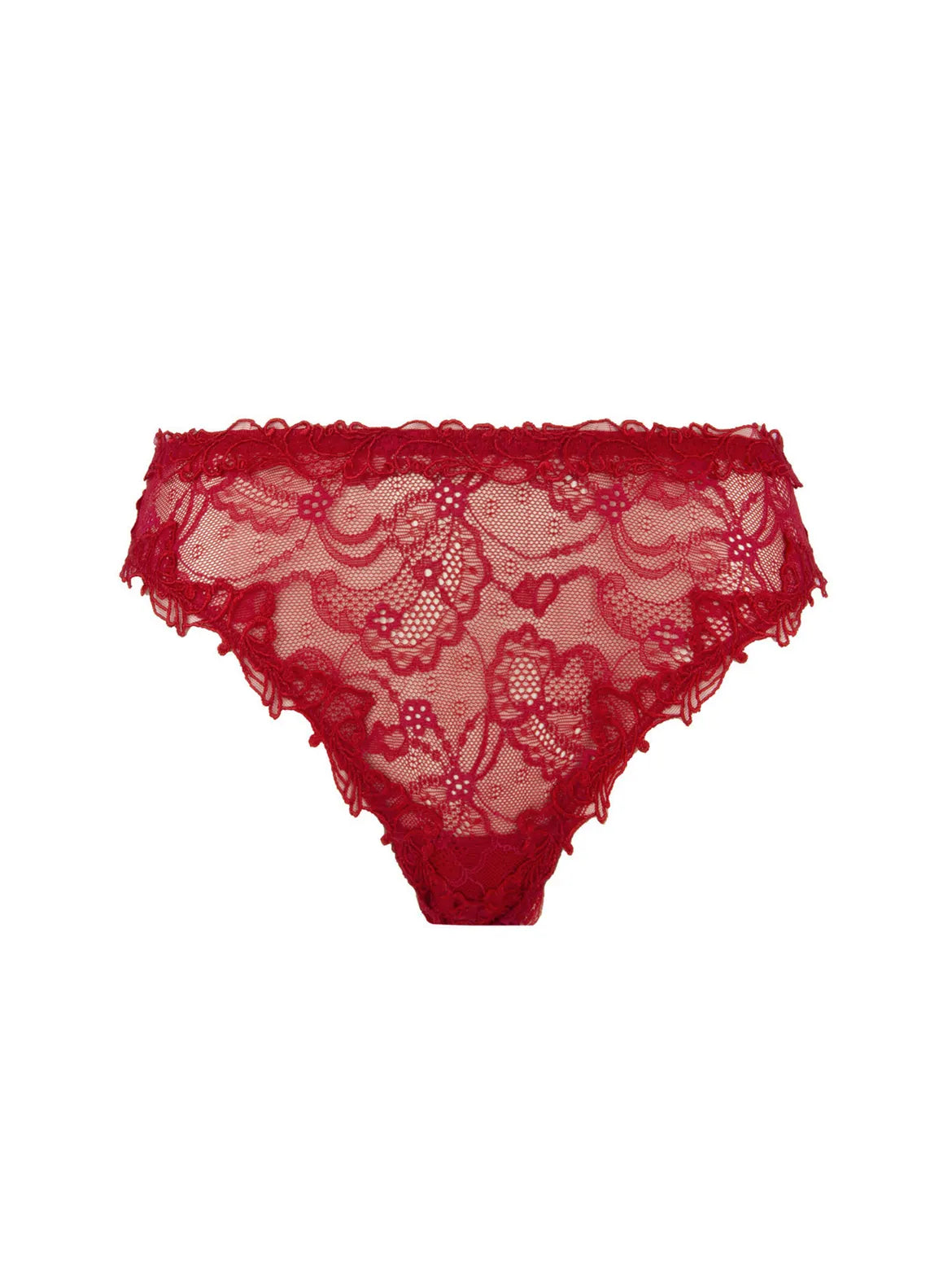 seamless anti - static women briefs for a hassle - free experienceSoir De Venise Red Italian Brief