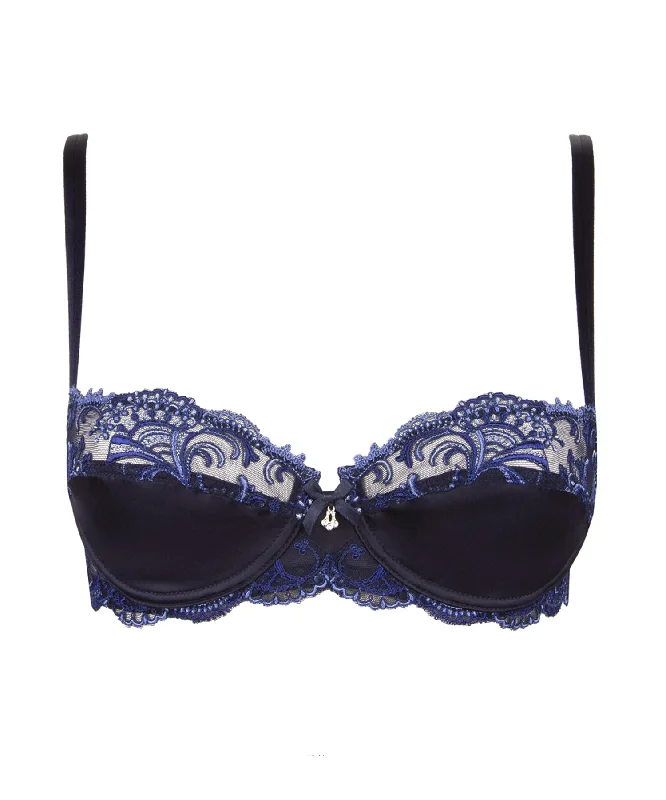 open cup women lingerie for a bold statementSplendeur Soie Bermudes Half Cup Bra