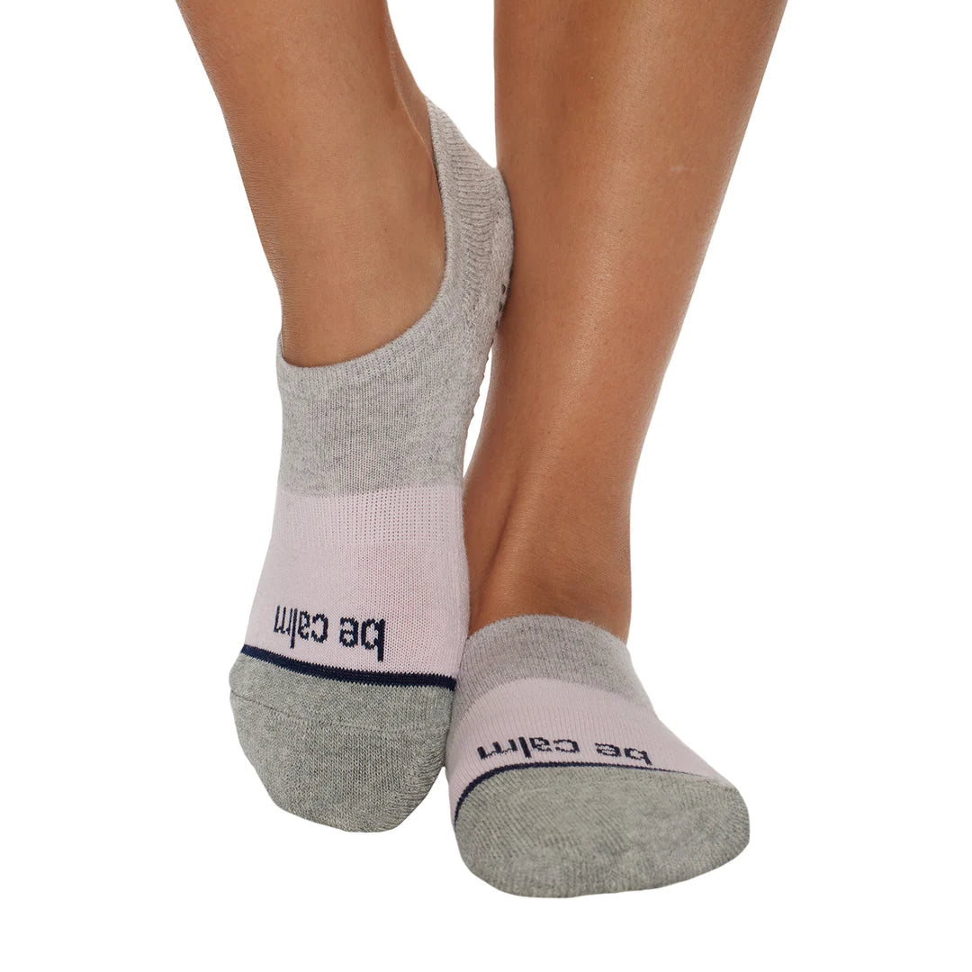 low rise women bikini briefs for a sexy lookSticky Be Socks Women's No Show Non Slip Grip Socks - Be Calm Quinn Grey