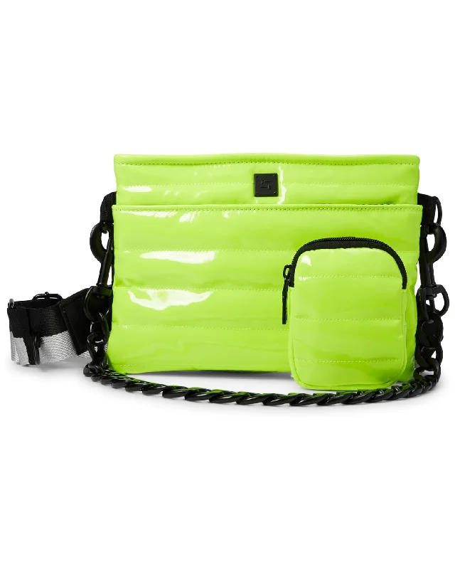 convertible women bikini briefs with removable strapsThink Royln Downtown Crosswalk Crossbody Bag - Neon Yellow