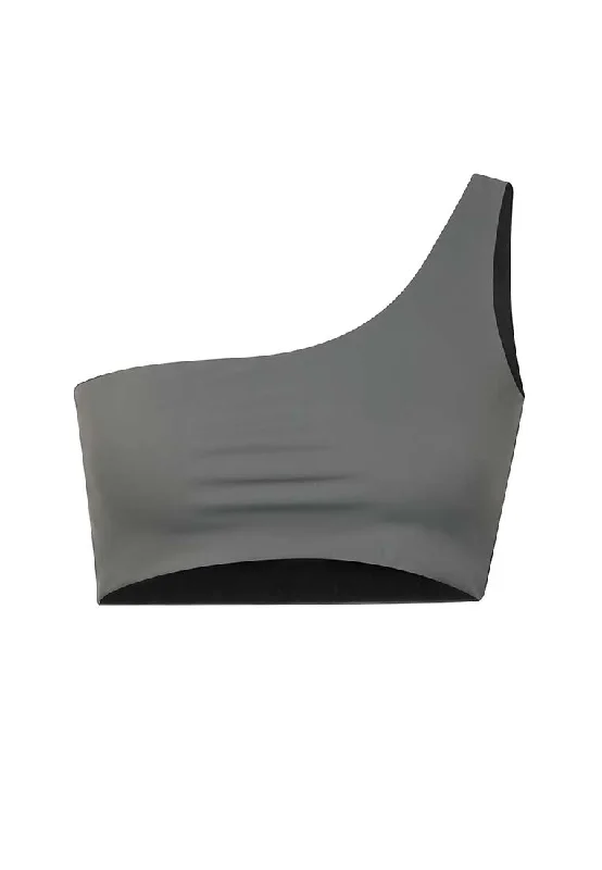 plunge t - shirt bras for a sleek appearanceBody-Define One-Shoulder Crop Top