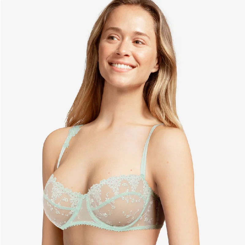 seamless wireless bras for everyday comfortWhite Nights Balconnet Bra ATOLL - CLEARANCE