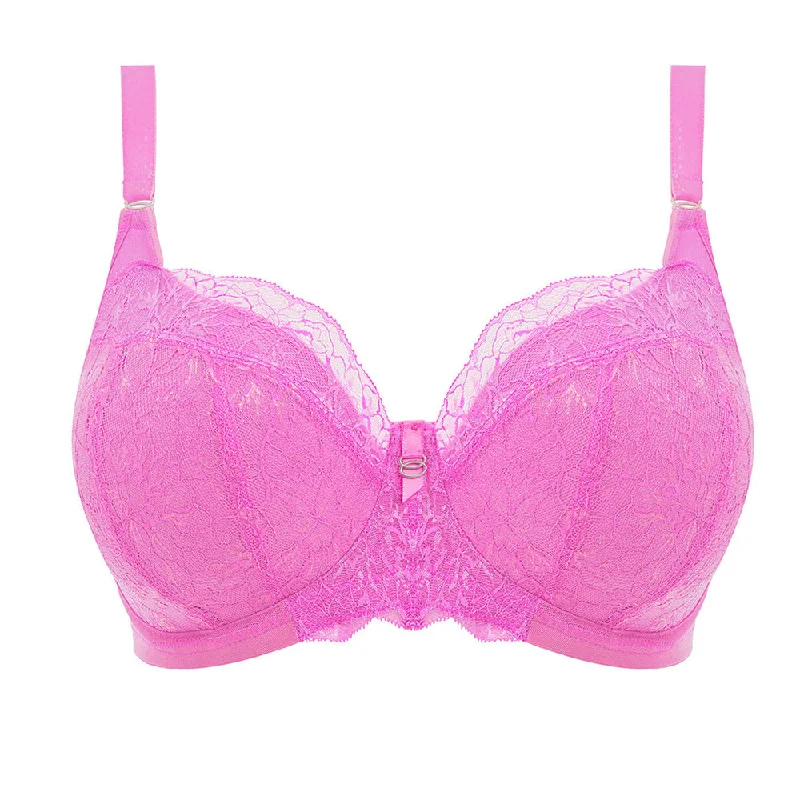 minimizer plus size bras for curvy figuresBrianna Very Pink Underwire Padded Half Cup Bra