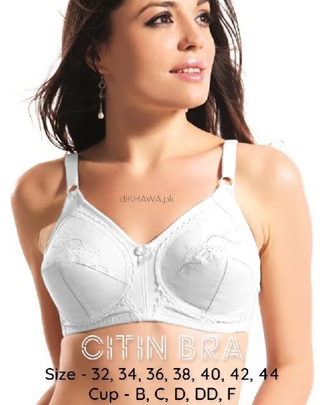 minimizer underwire bras for more controlCitin Bra - Flourish - White Bra - Non Padded & Non Wired Bra - Minimizer Bra