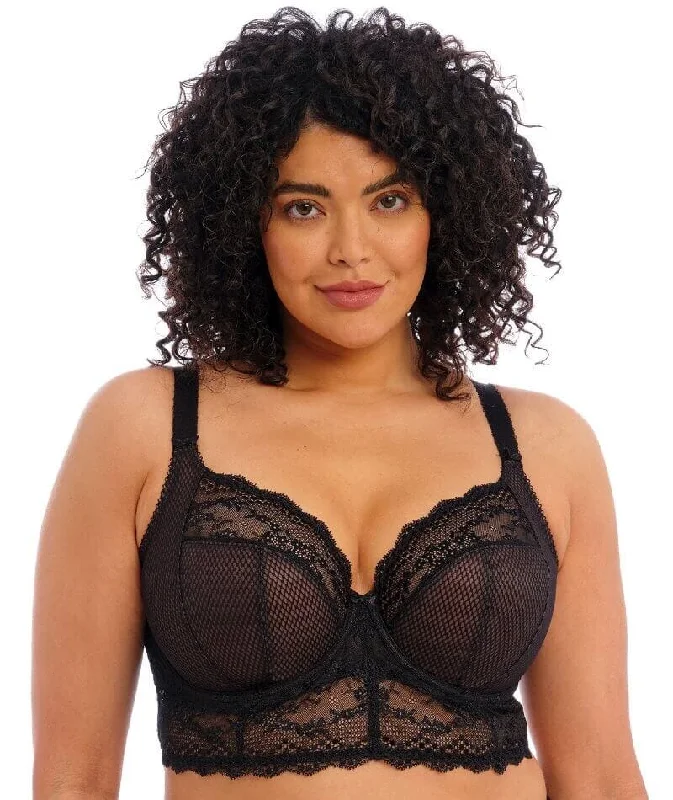 supportive underwire bras for large bustsElomi Charley Underwire Bralette - Black