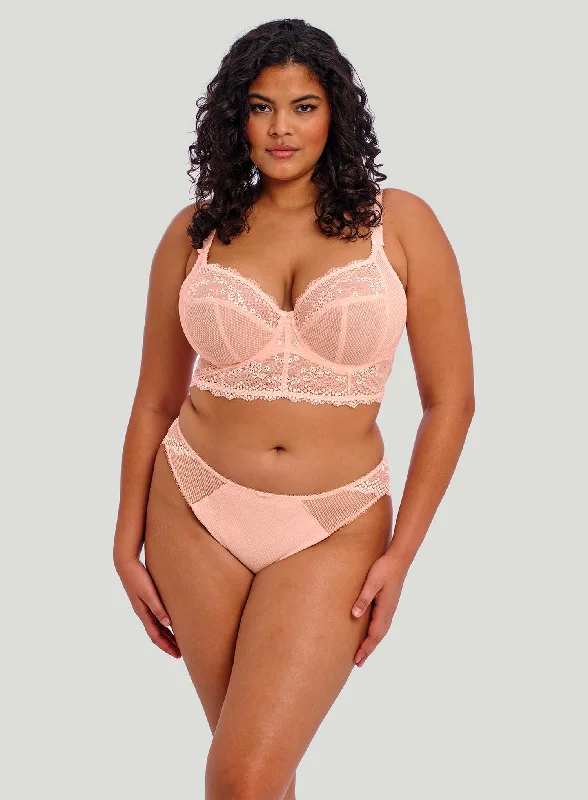 sexy backless push up brasElomi: Charley Plunge Longline Bra Ballet Pink