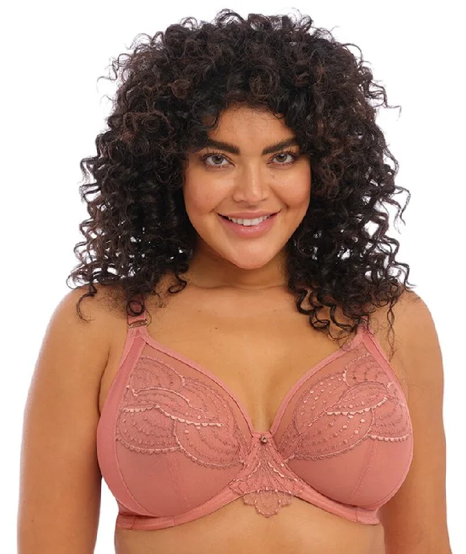 sports bras for high impact workoutsElomi Priya Underwired Plunge Bra - Rosegold